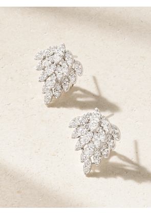 Anita Ko - Snowflake 18-karat White Gold Diamond Earrings - One size
