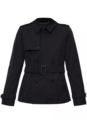 Burberry double-breasted trench jacket - Black
