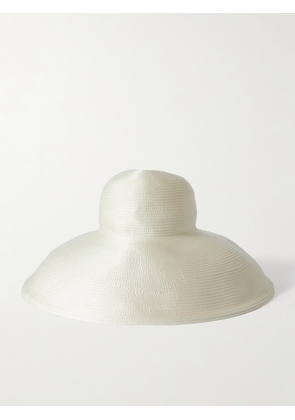 Gigi Burris - Ingrid Silk-blend Satin Hat - Ivory - One size