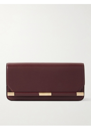 Victoria Beckham - 202 Leather Clutch - Burgundy - One size