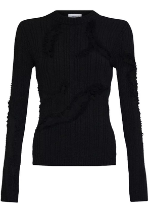 Alexander McQueen ribbed sweater - Black