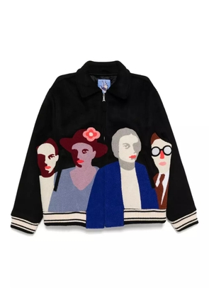 KidSuper varsity jacket - Black