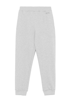 Zegna logo-embroidered track pants - Grey