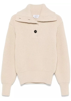 Alexander McQueen ribbed-knit sweater - Neutrals