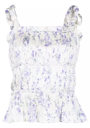 Polo Ralph Lauren floral-print sleeveless blouse - Neutrals