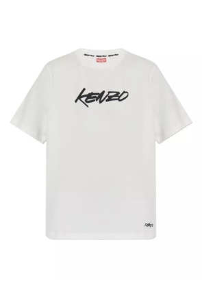 Kenzo logo-print T-shirt - White
