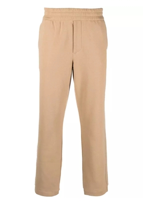 Zegna slim-cut cotton track pants - Brown