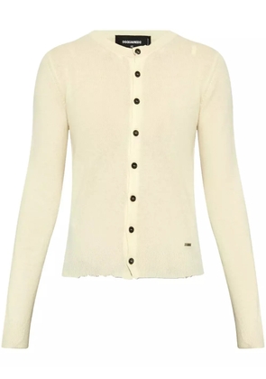 DSQUARED2 crew-neck cardigan - Yellow