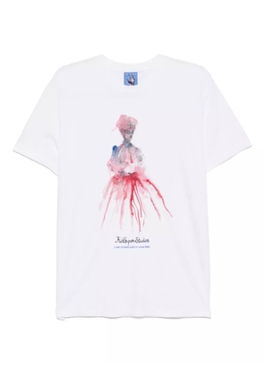KidSuper watercolour girl T-shirt - White