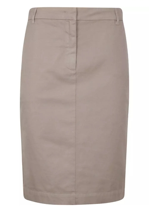 ASPESI cotton pencil skirt - Neutrals