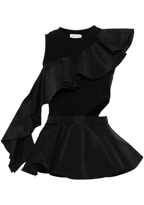 Alexander McQueen asymmetric tank top - Black