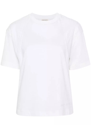 Alexander McQueen seam-detailed T-shirt - White