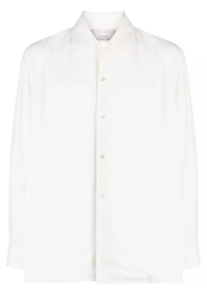 Studio Nicholson long-sleeve straight-hem shirt - White