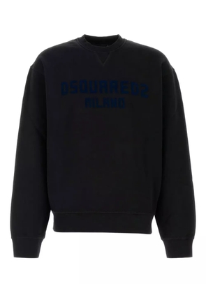 DSQUARED2 logo-printed sweatshirt - Black