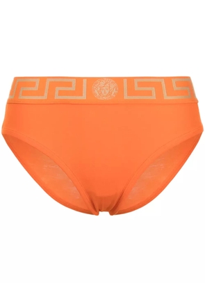 Versace Greca-waistband briefs - Orange