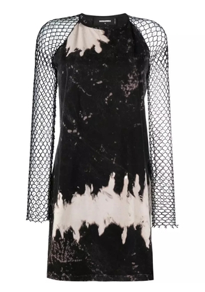 DSQUARED2 tie-dye mini dress - Black