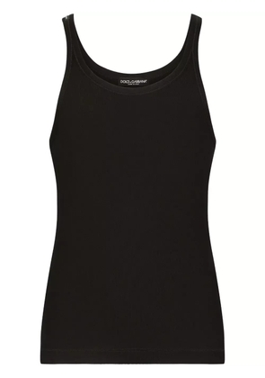 Dolce & Gabbana fine-rib tank top - Black