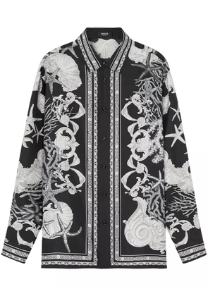 Versace Barocco Sea silk shirt - Black