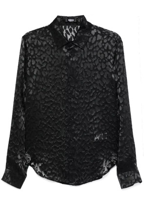 Versace leopard-print shirt - Black