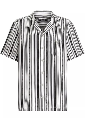 Dolce & Gabbana striped shirt - White