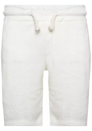 Doppiaa drawstring track shorts - Neutrals
