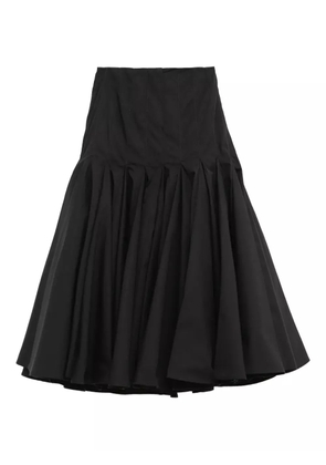 Jacquemus The Agave ruched midi skirt - Black