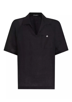 Dolce & Gabbana linen T-shirt - Black