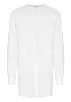 Dolce & Gabbana collarless long shirt - White