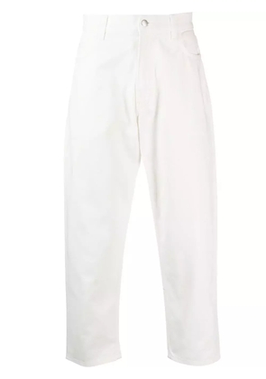 Studio Nicholson washed tapered denim jeans - White