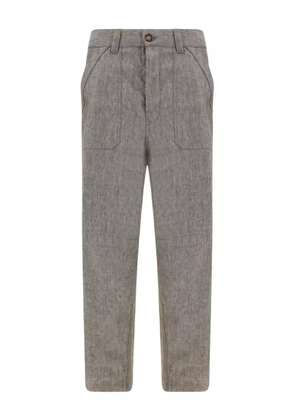 Brunello Cucinelli linen trousers - Grey