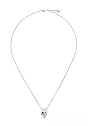 Alexander McQueen skull-pendant necklace - Silver