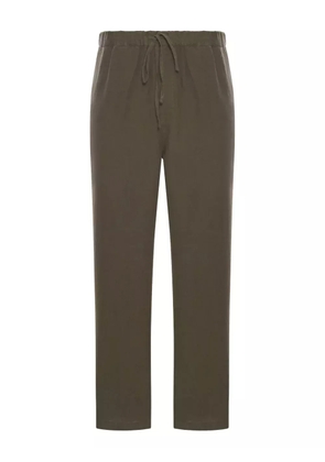 120% Lino linen slim-fit trousers - Green