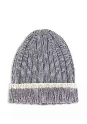 Gran Sasso cashmere beanie hat - Grey