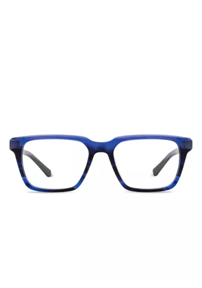 Shinola Flexon rectangular-frame glasses - Blue