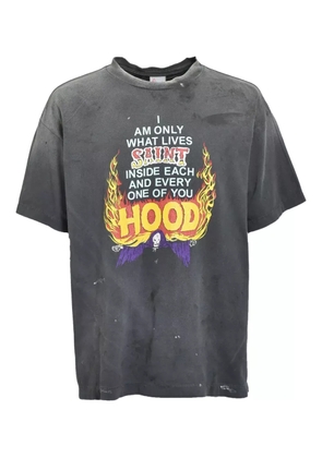 SAINT MXXXXXX graphic-print T-shirt - BLK