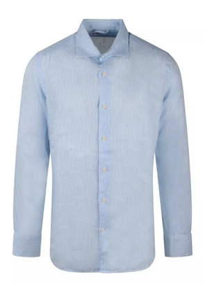 MC2 Saint Barth striped linen shirt - Blue