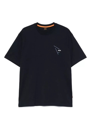 BOSS graphic-print T-shirt - Blue