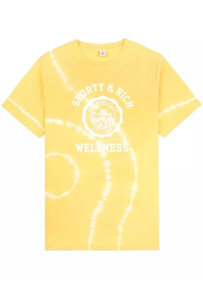Sporty & Rich logo-print T-Shirt - Yellow
