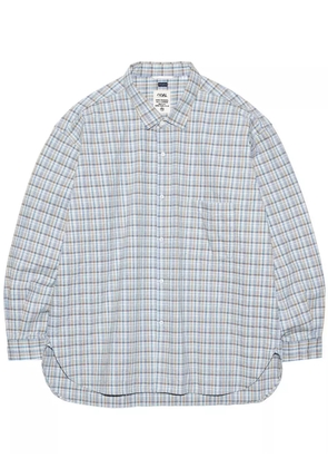Nanamica Euro check shirt - Blue