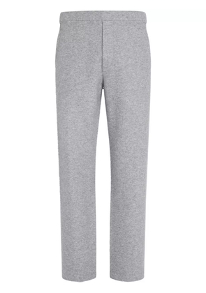 Zegna mélange-effect track pants - Grey