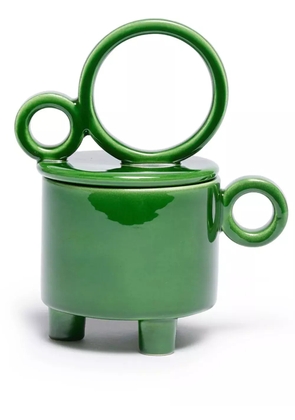 C'era Fragrance Erba candle cup - Green