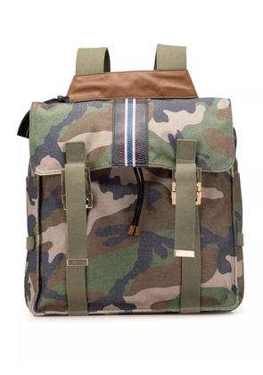 Valentino Garavani Pre-Owned 2000-2017 Canvas Camouflage backpack - Brown