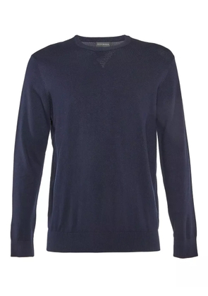 Emporio Armani Pre-Owned fine-knit top - Blue