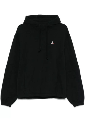 ROA cotton hoodie - Black