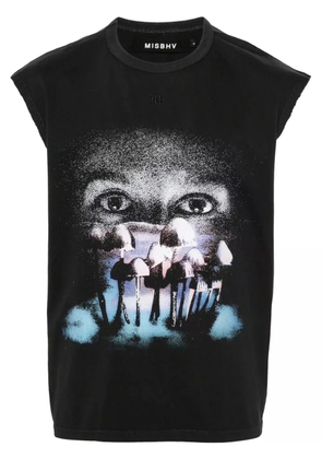 MISBHV graphic-print vest - Black