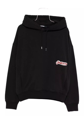 Jacquemus logo-patch hoodie - Blue