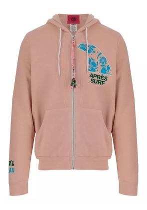 Après Surf logo-print cotton-blend hoodie - Pink