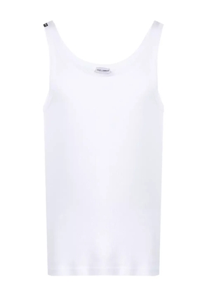Dolce & Gabbana Marcello ribbed-knit tank top - White