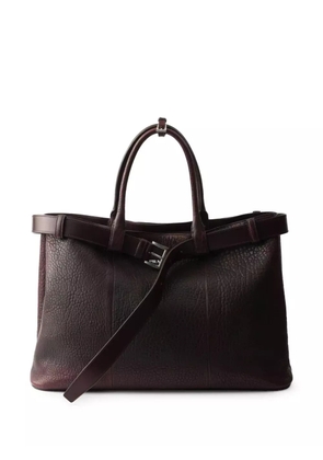 Prada decorative buckle tote bag - Red
