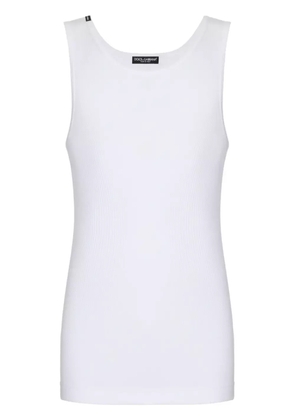 Dolce & Gabbana cotton tank top - White